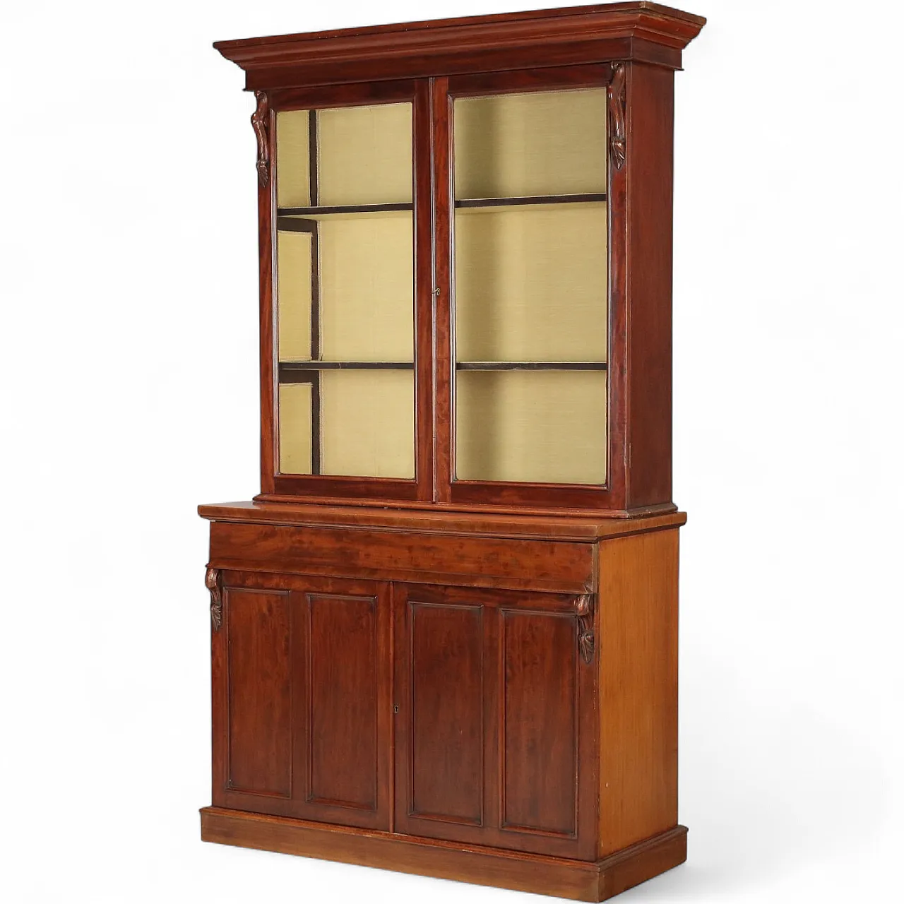 Credenza Luigi Filippo in mogano, metà '800 11
