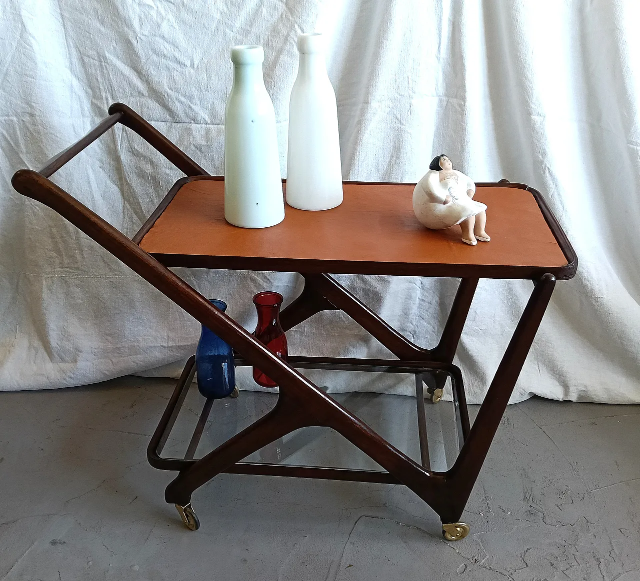 Ico Parisi style service trolley,  1960s 19