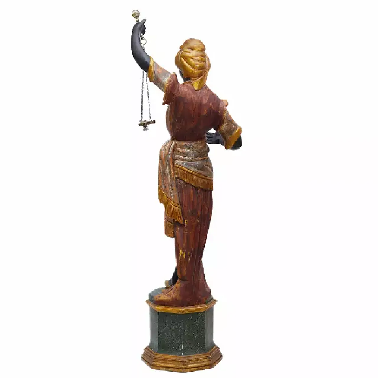 Coppia di facchini moreschi, sculture, '800 3