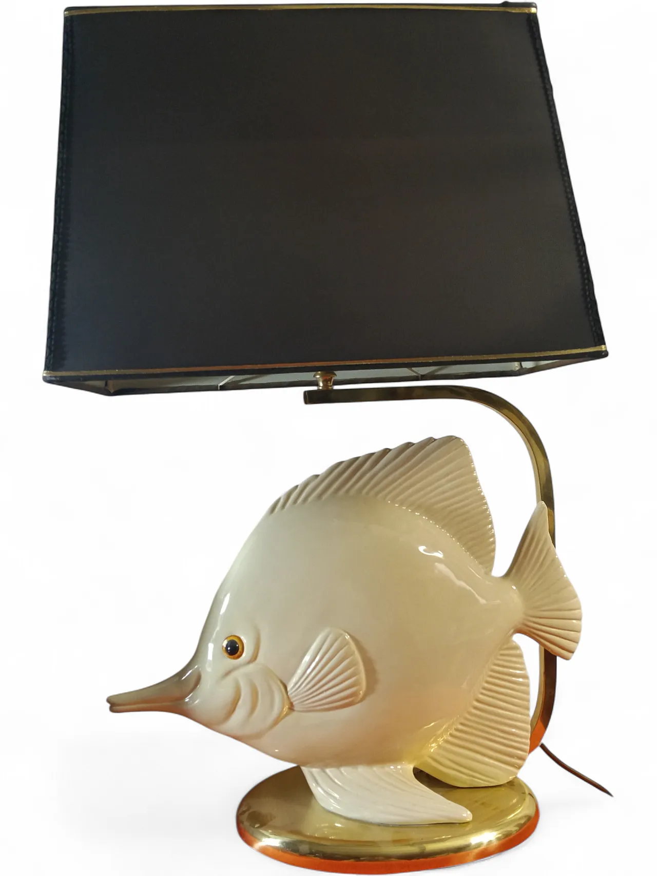 Fish-shaped lamp attributed to Giulia Mangano, 80s 11