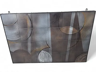 Ceramic tiles painting by Claudio Monotti for Deruta Studio, 1960s
