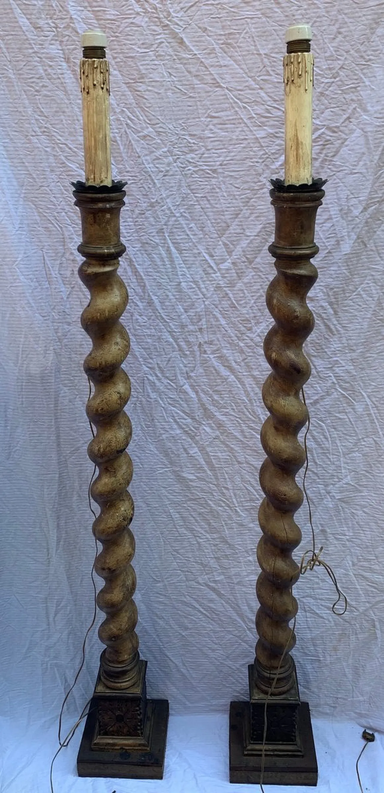 Pair of Church candelabra, Italy, mid-19th century 1