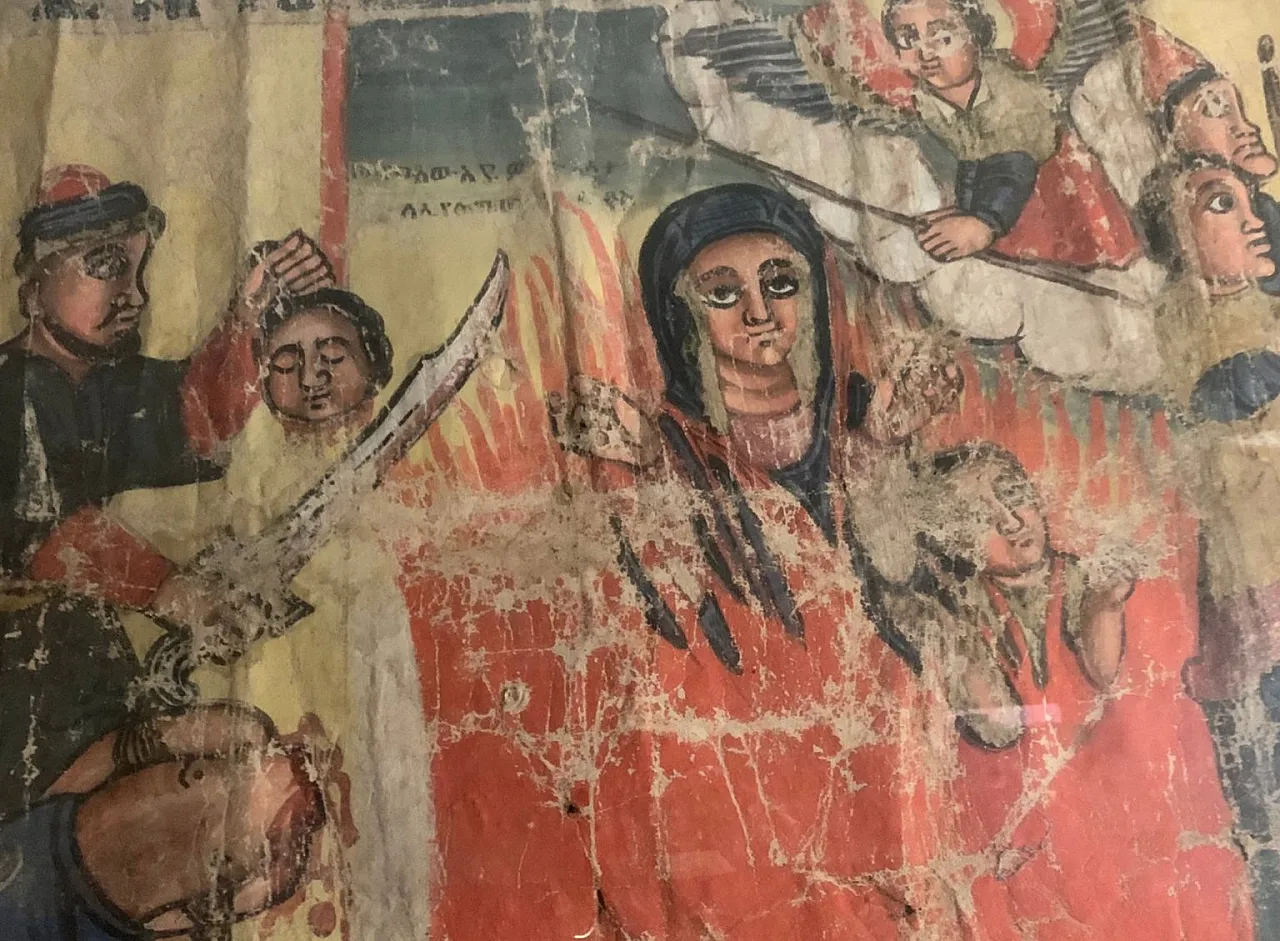 Artista greco, Frammento di affresco, Prima del 1890, Opera su tela 3