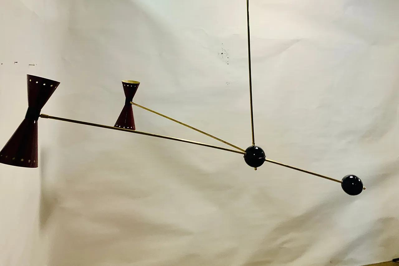 Table Lamp with Counterweight, Italy, 1950s 3