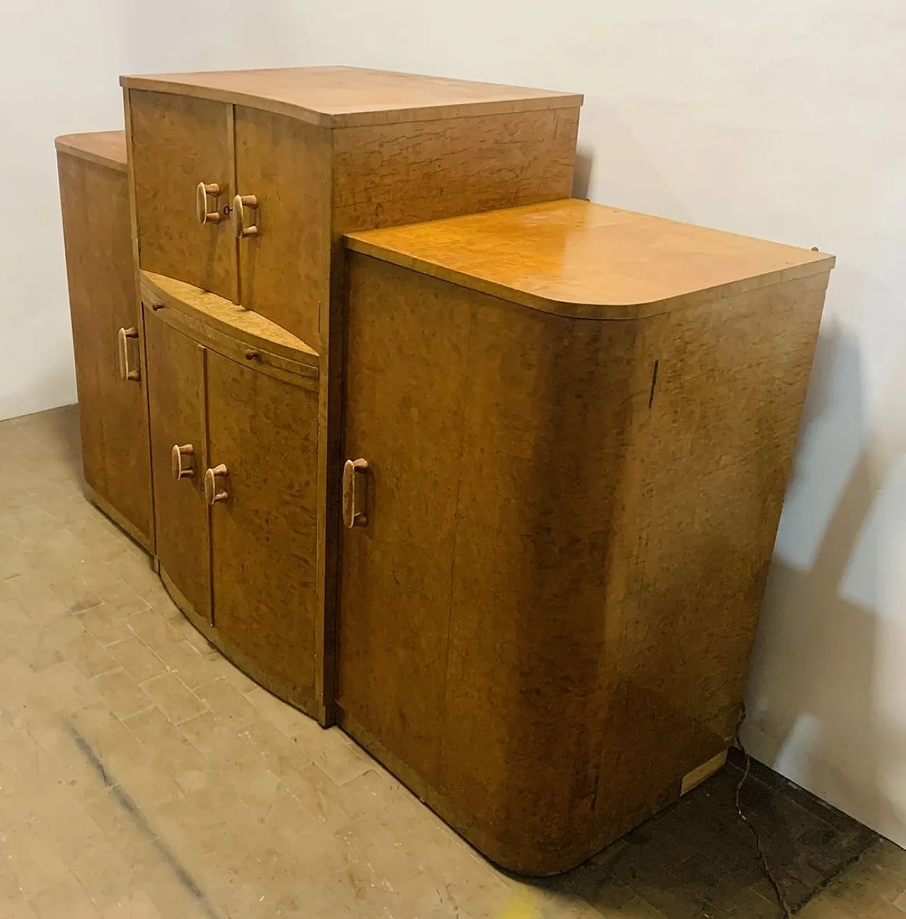 Mobile bar Art Deco di Davis London, 1932 1