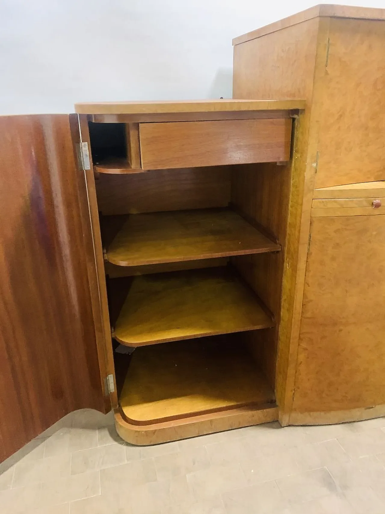 Mobile bar Art Deco di Davis London, 1932 10