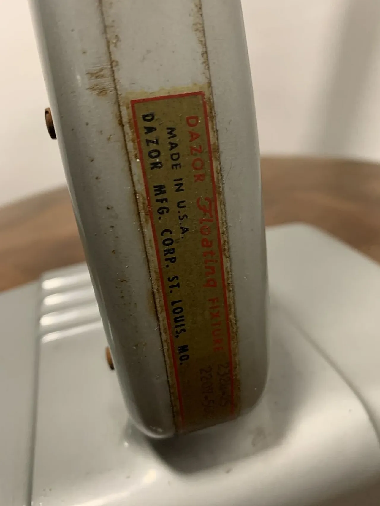 Industrial bank lamp by Dazor, 1950s 4