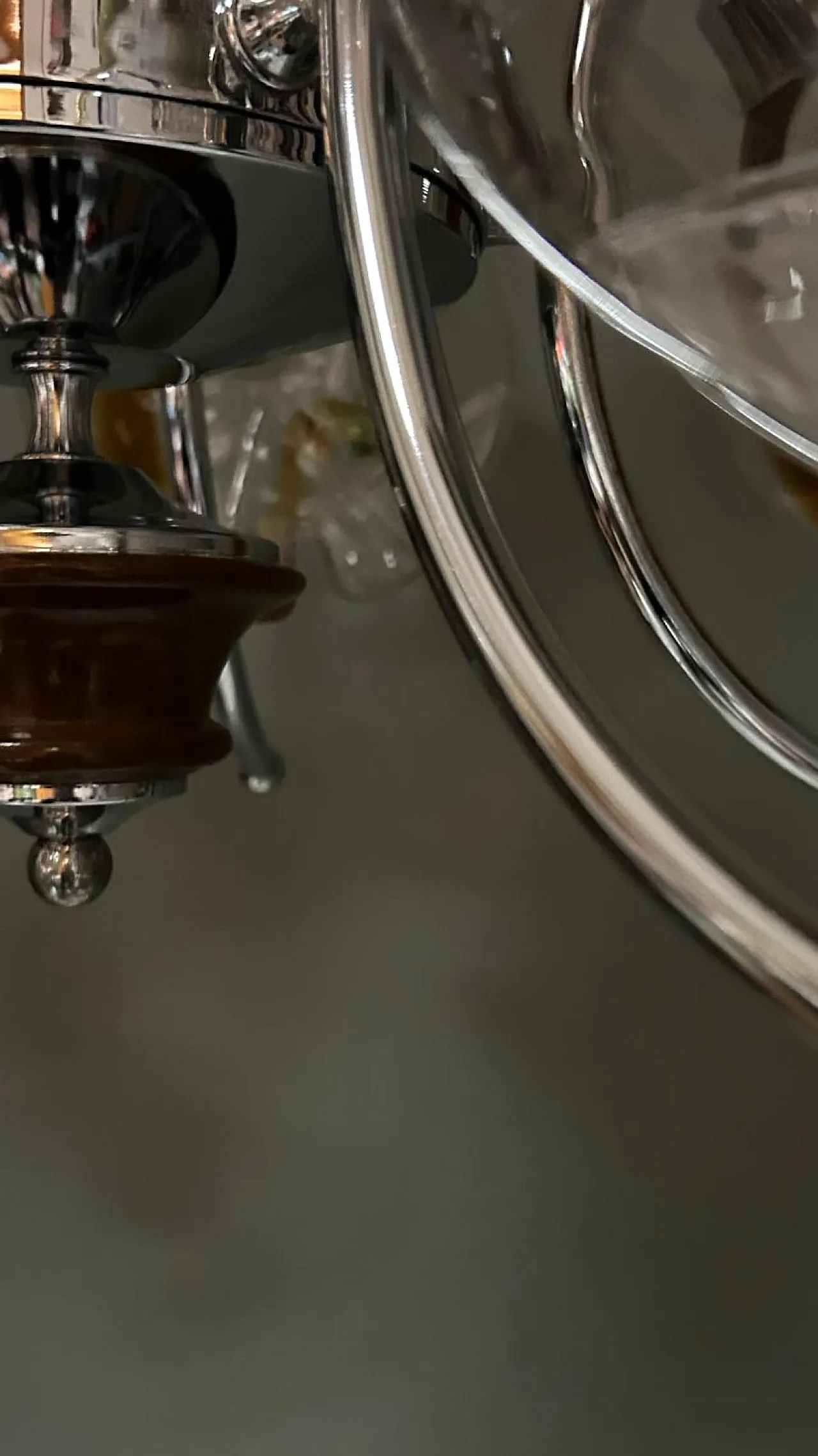 Lampadario Space Age anni '70 – Attr. Mazzega 3