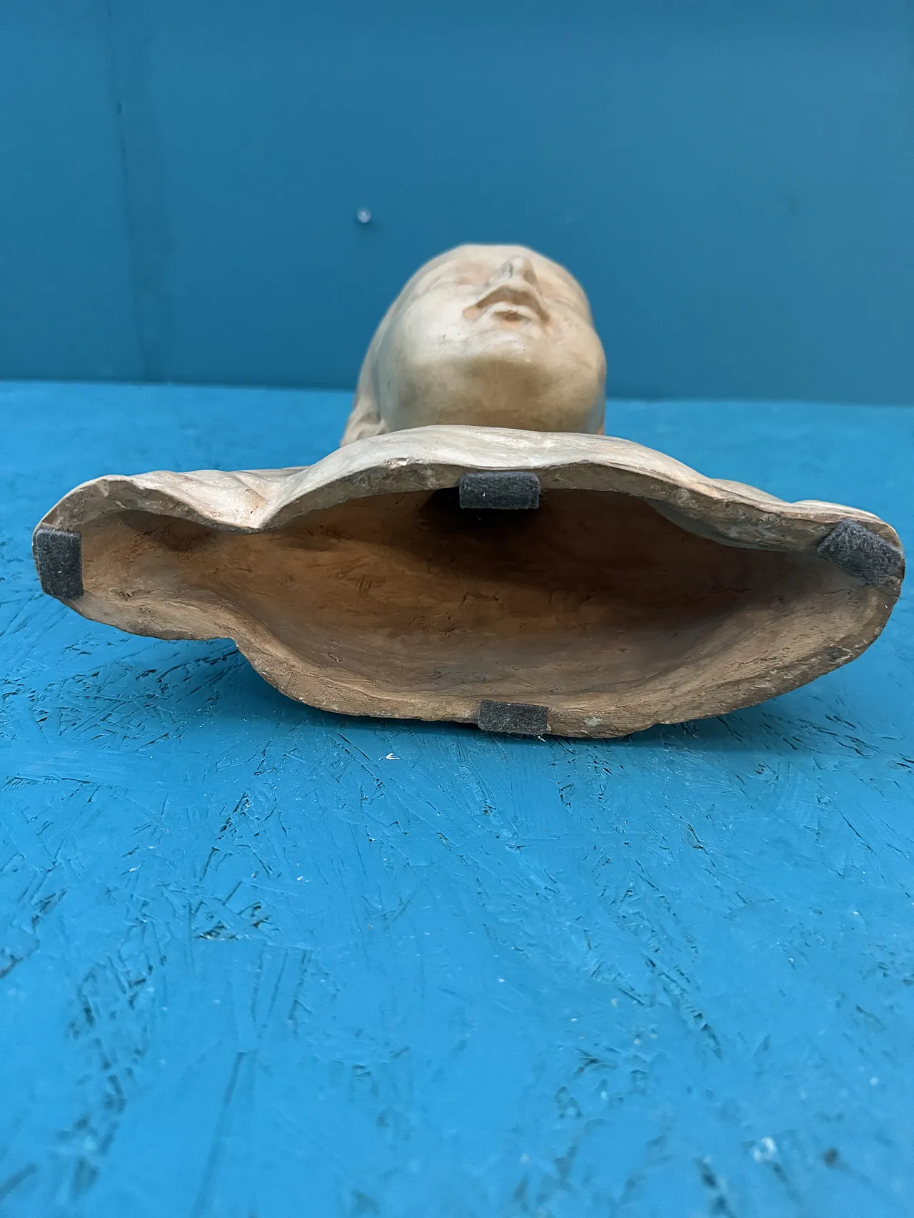 Busto di bambino in terracotta patinata, '800 9