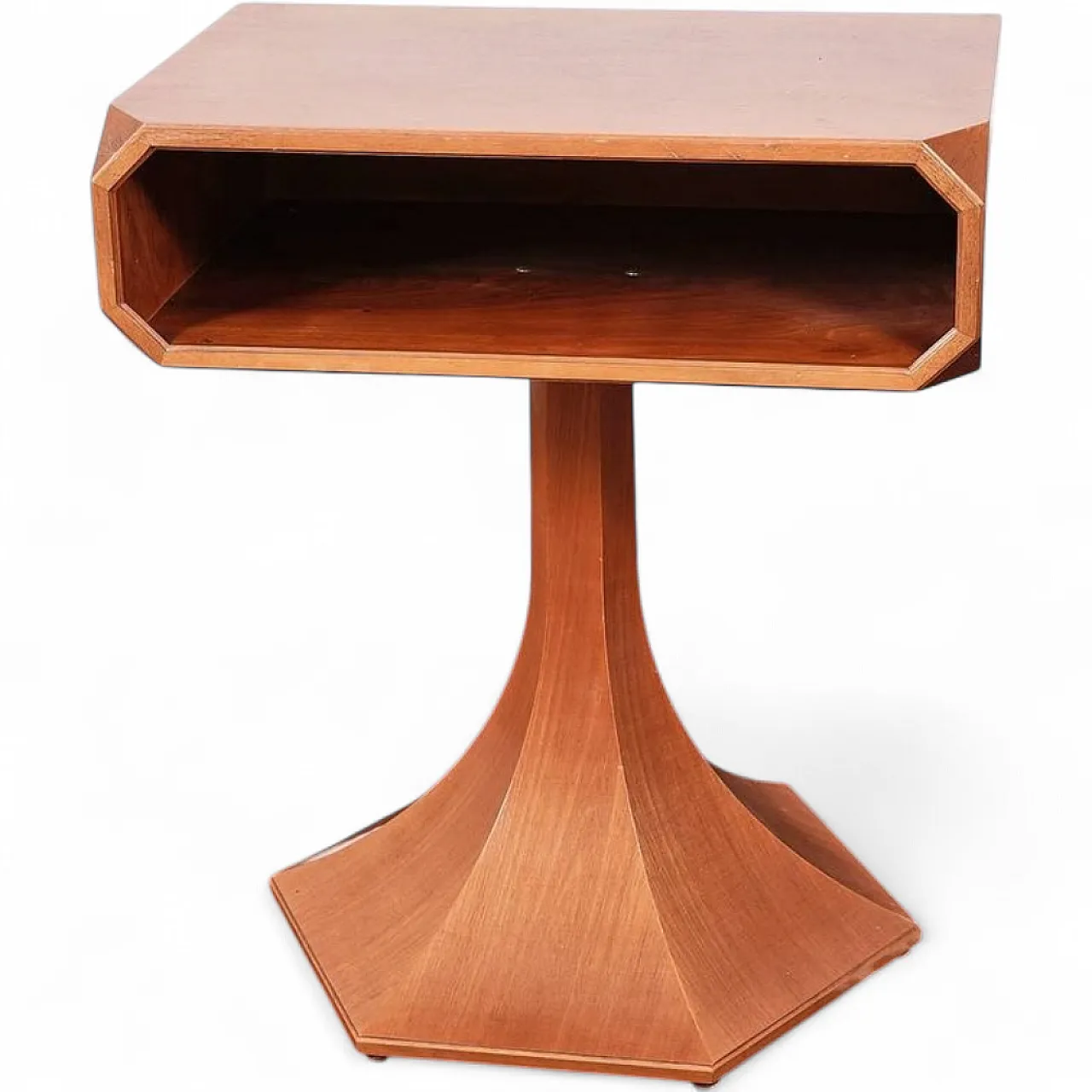 Central leg table with Compartment attri. to Luigi Massoni, 1970s 9