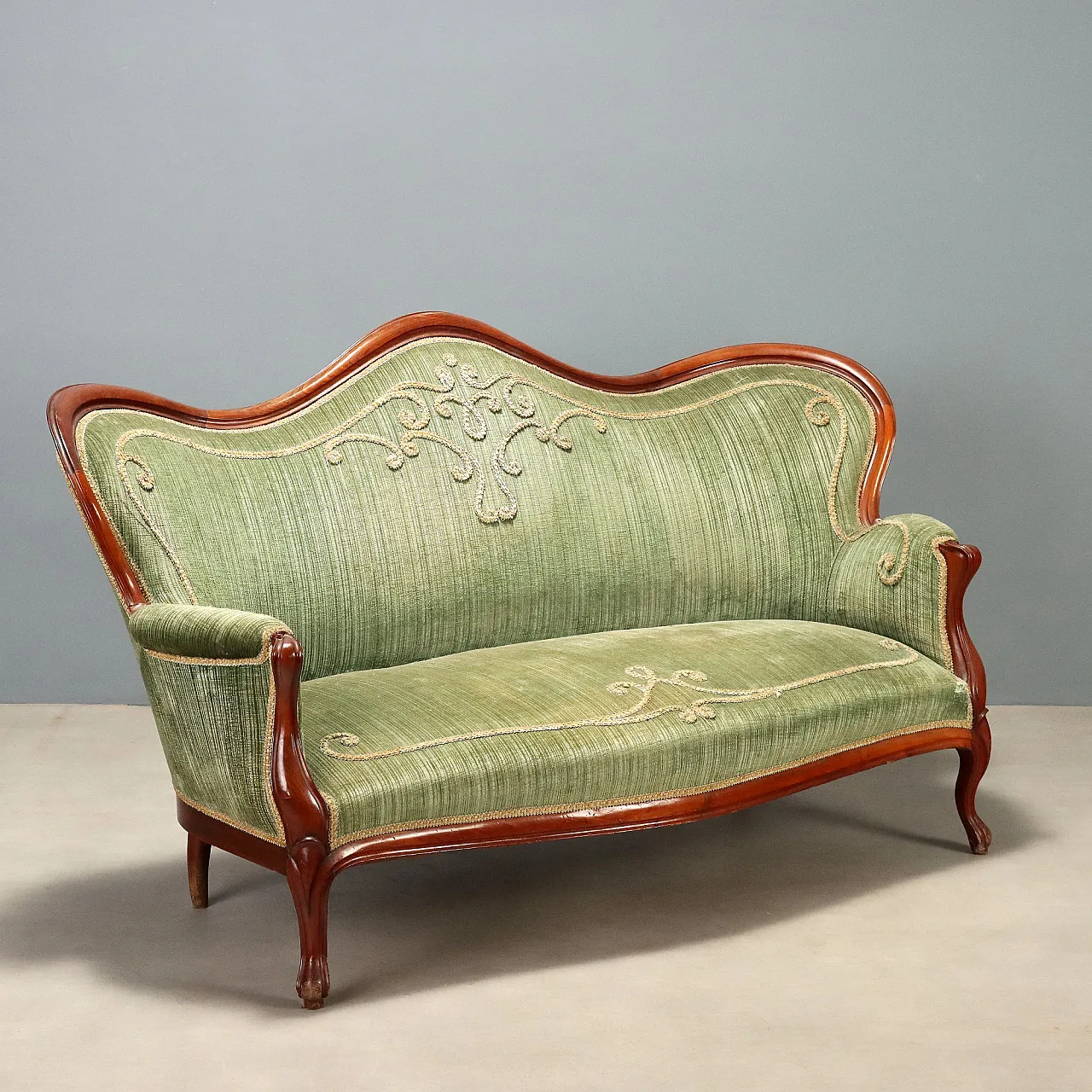 Louis Philippe mahogany sofa, 19th century 1