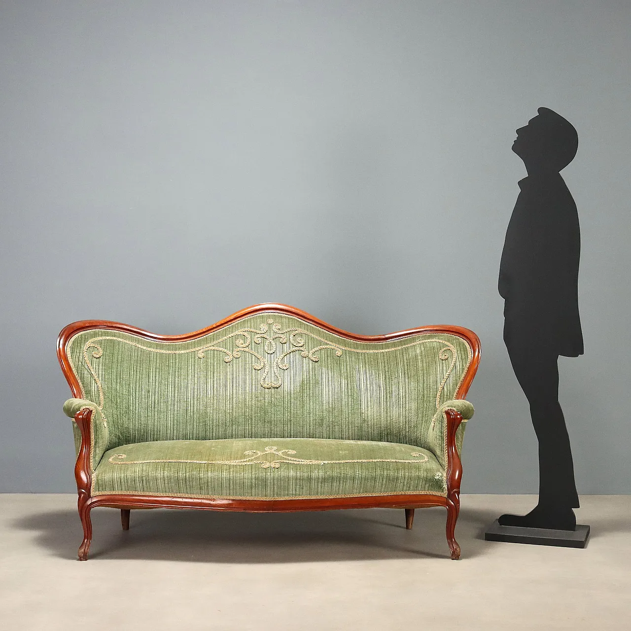 Louis Philippe mahogany sofa, 19th century 2