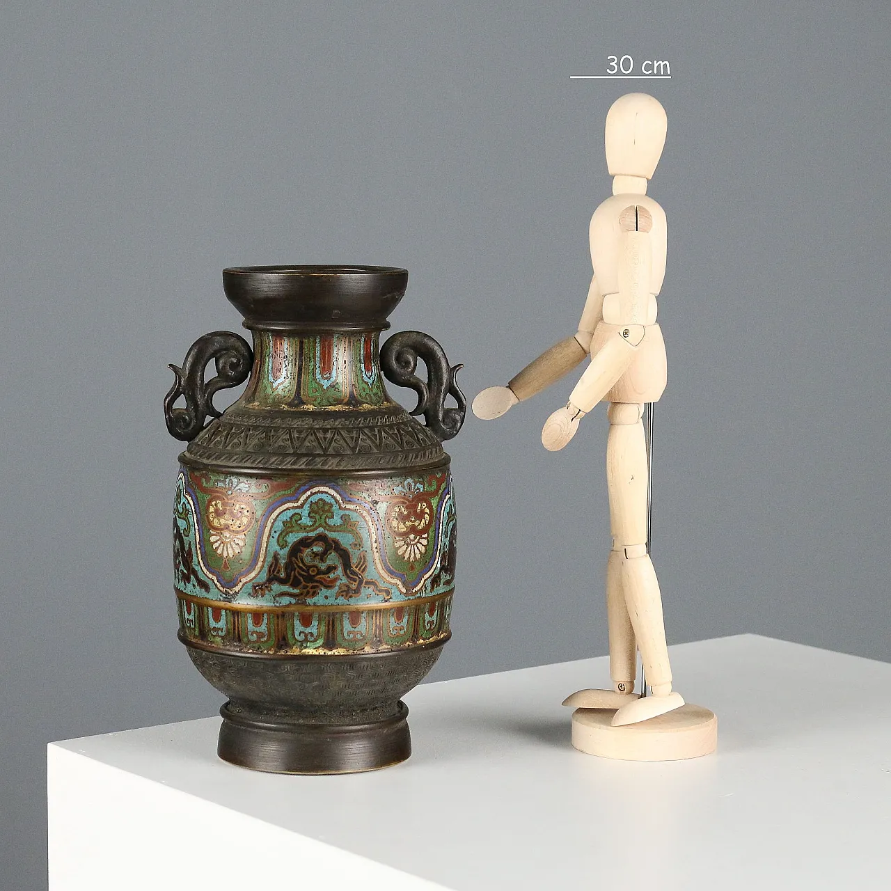 Cloisonné vase, 20th century 2