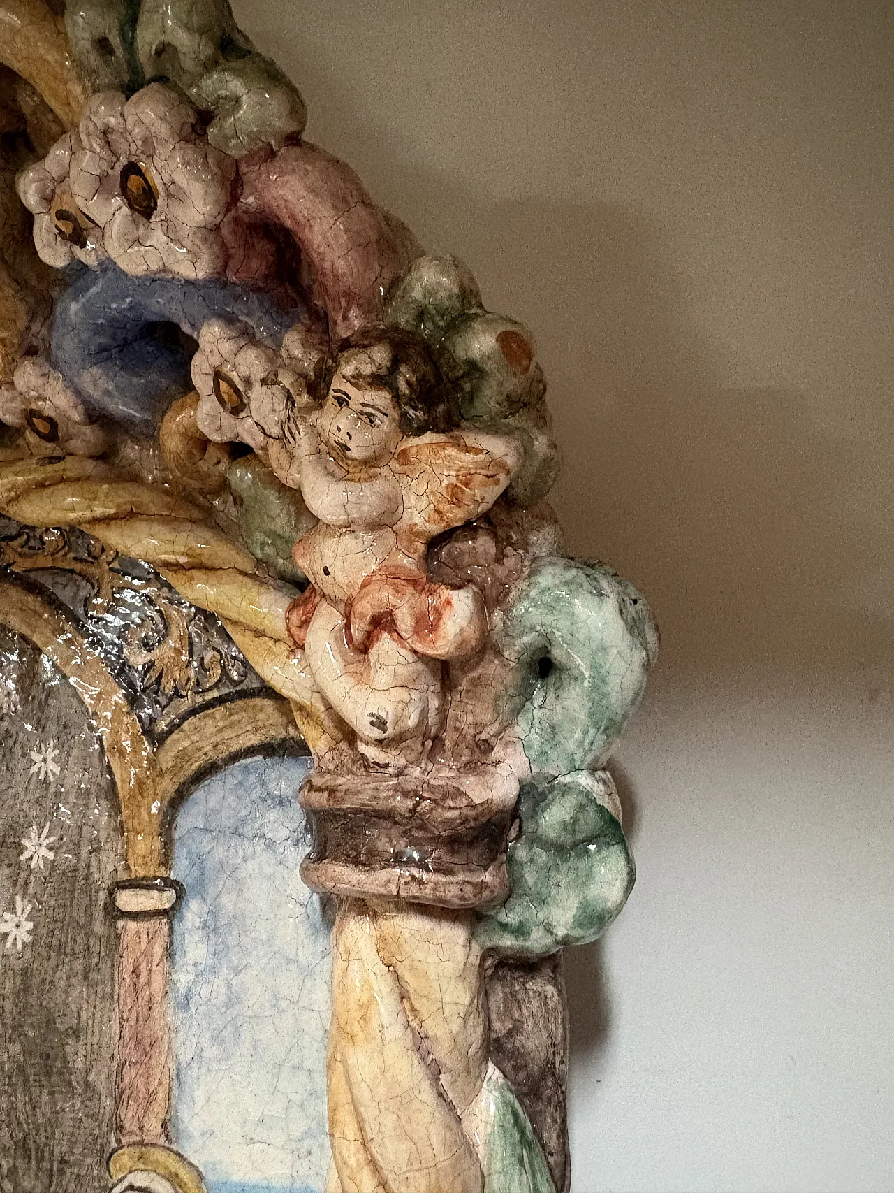 Holy water stoup of Our Lady of Pompeii 13