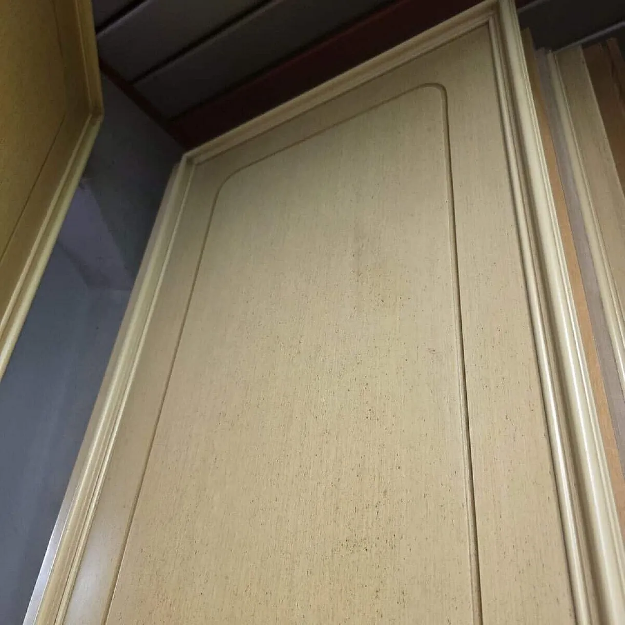Large Six-Door Wardrobe in Lacquered Wood, 1940s 2