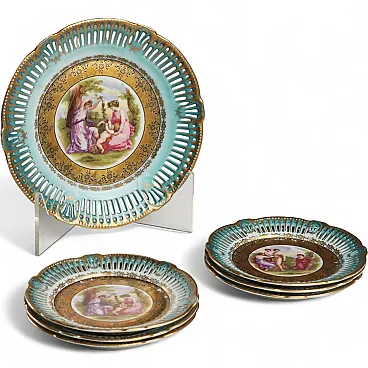 Schwarzenhammer porcelain dessert service, 20th century