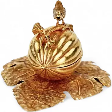 Miniature tabletop casket for jewels, early 20th century
