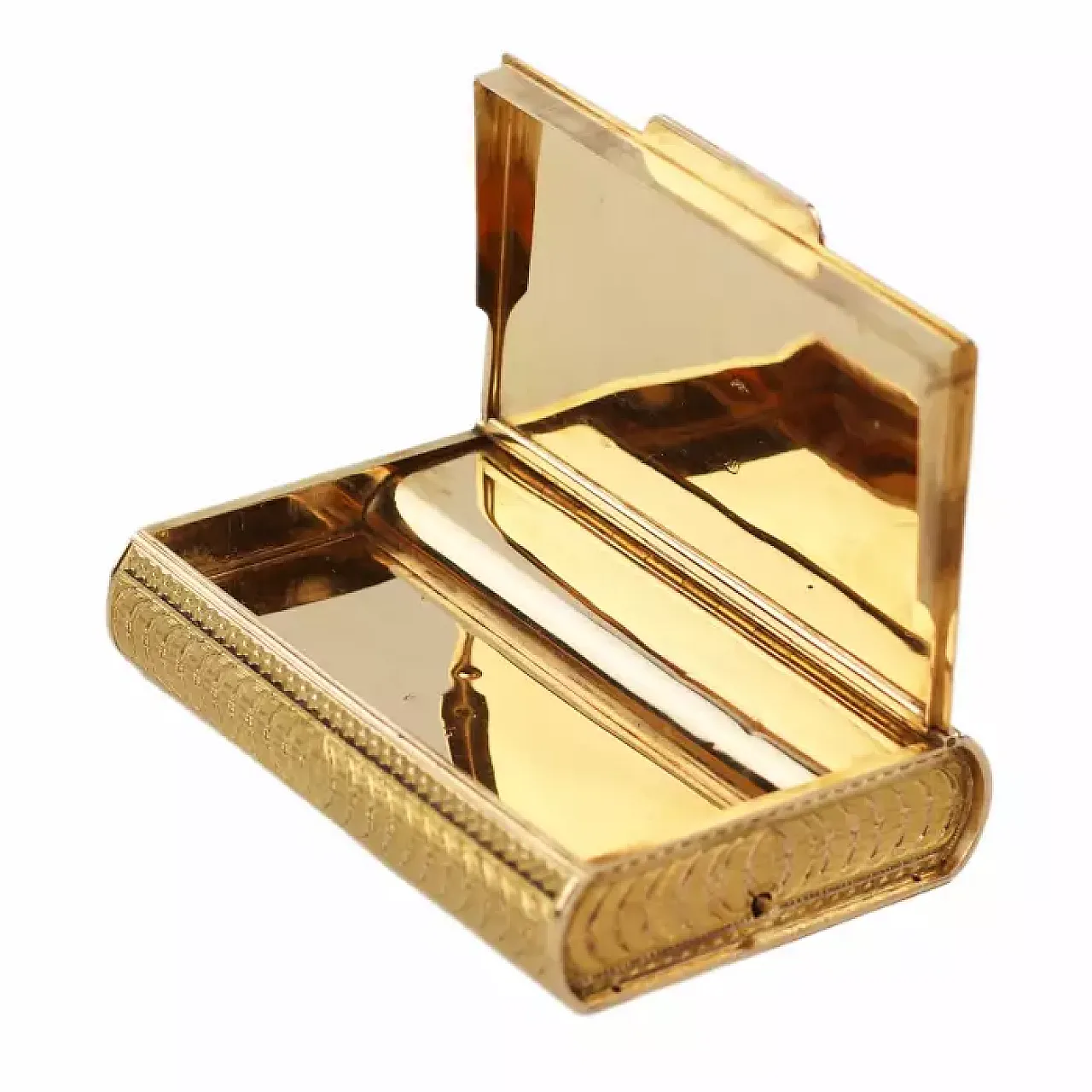 Rectangular gold musical snuff box, early 19th century 5