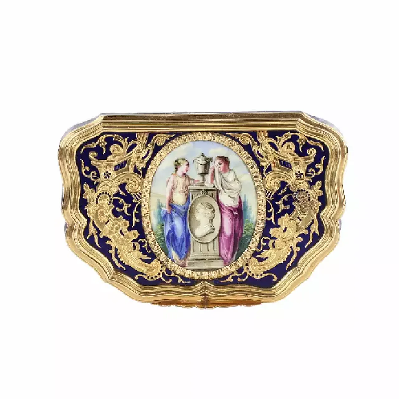 Gold-mounted amethyst snuff box by Johann Keibel, 19th century 7