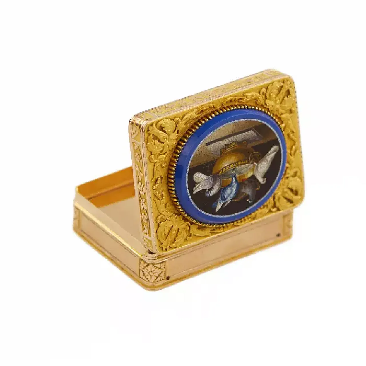 Musical snuffbox in 18-karat gold, 19th century 4