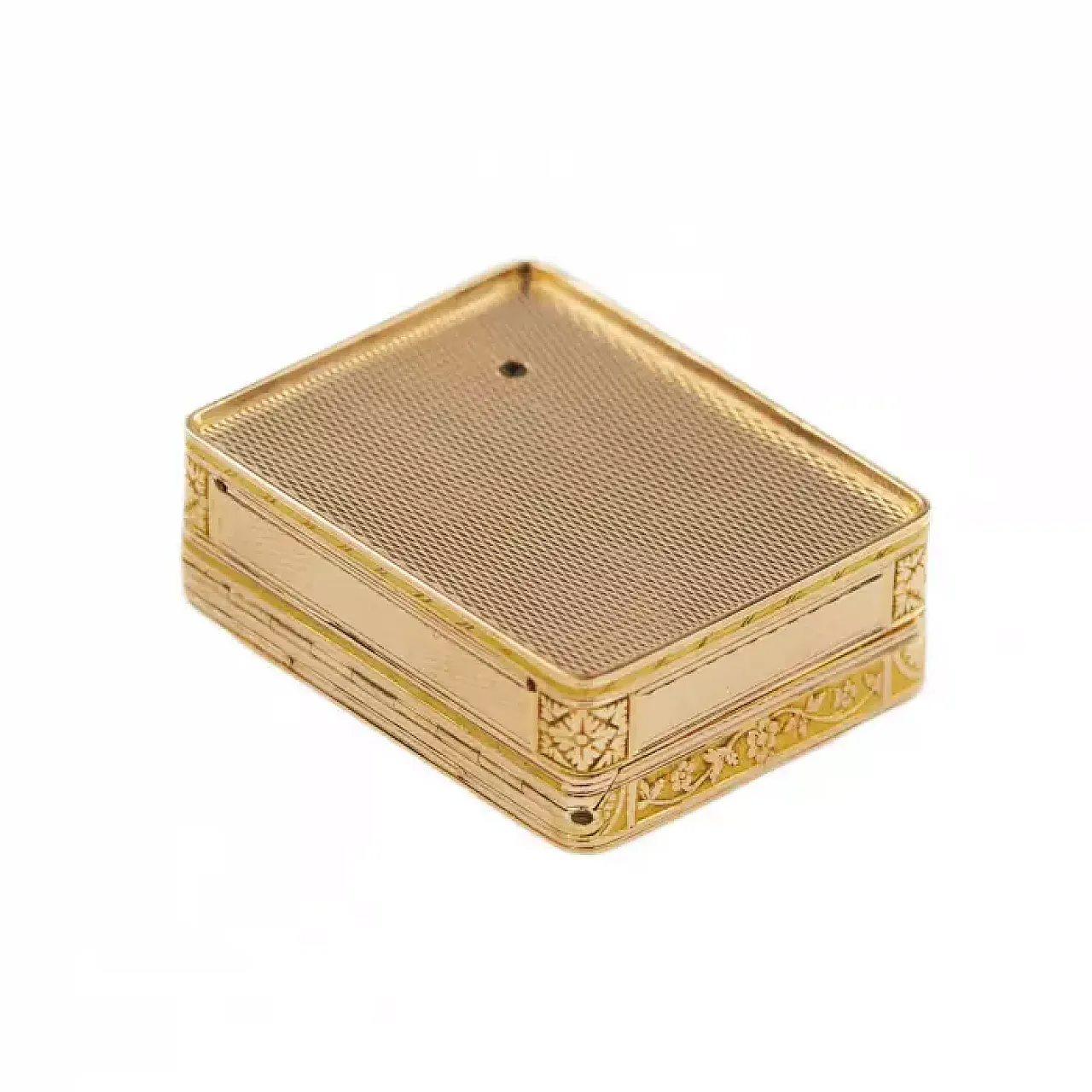 Musical snuffbox in 18-karat gold, 19th century 5