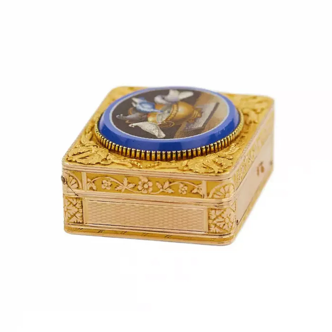 Musical snuffbox in 18-karat gold, 19th century 6
