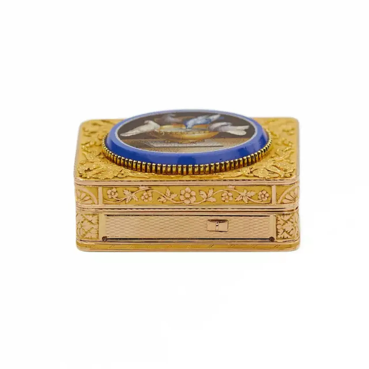 Musical snuffbox in 18-karat gold, 19th century 7