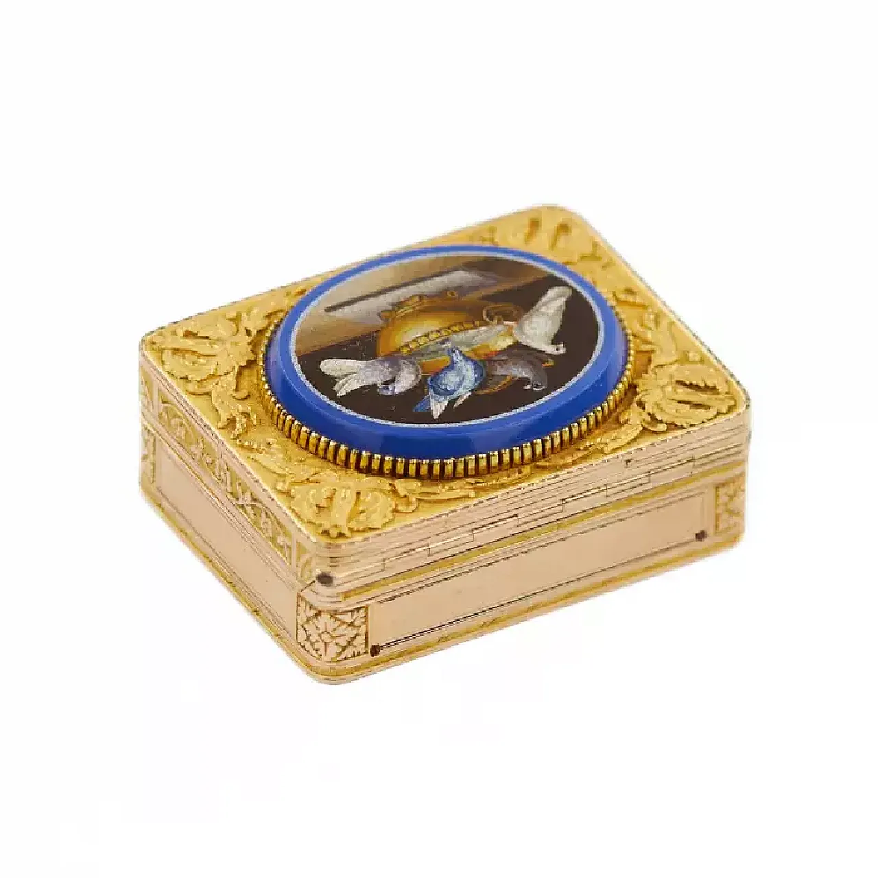 Musical snuffbox in 18-karat gold, 19th century 8