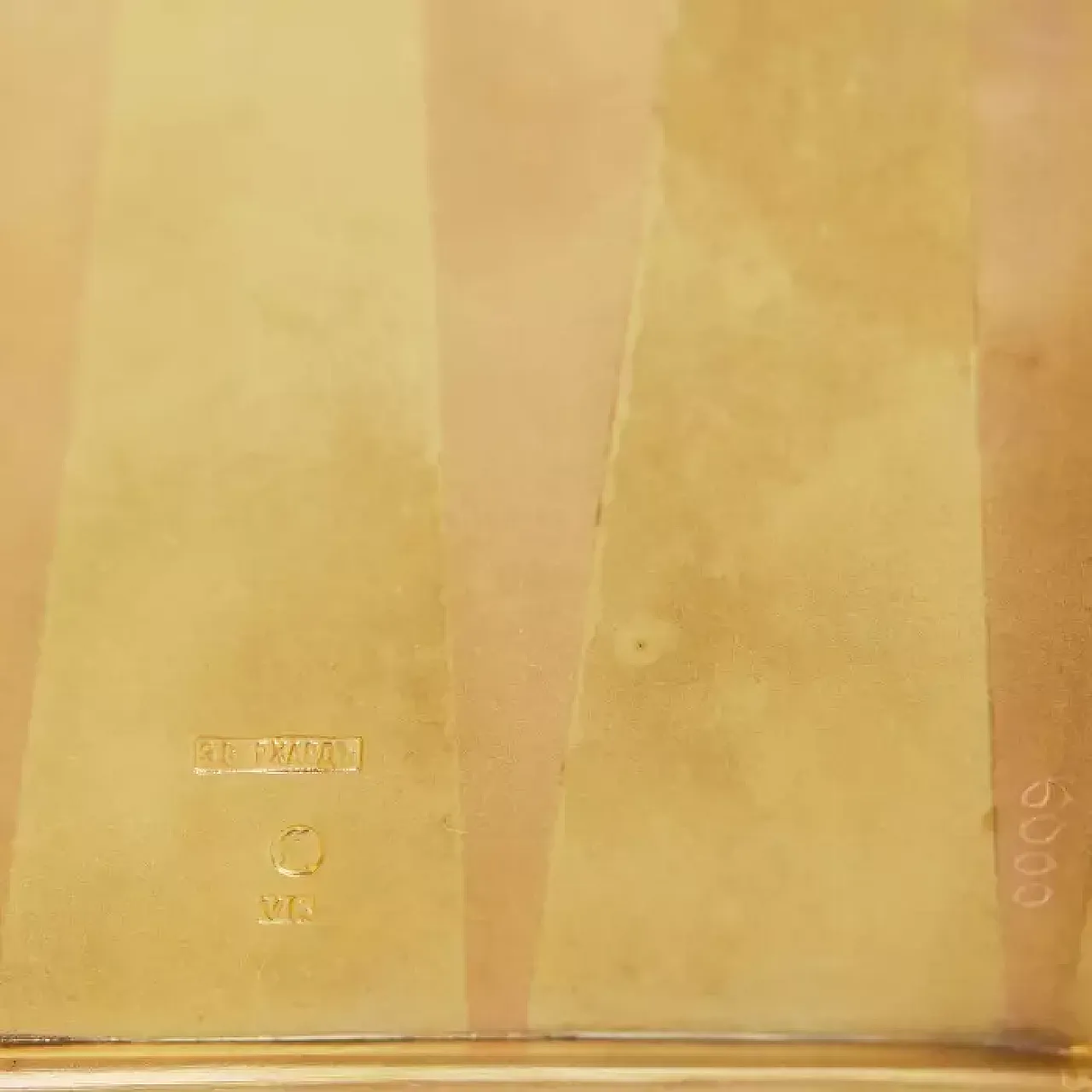 Gold cigarette case in 56 zolotnik gold by E. Burkhard, 20th century 4