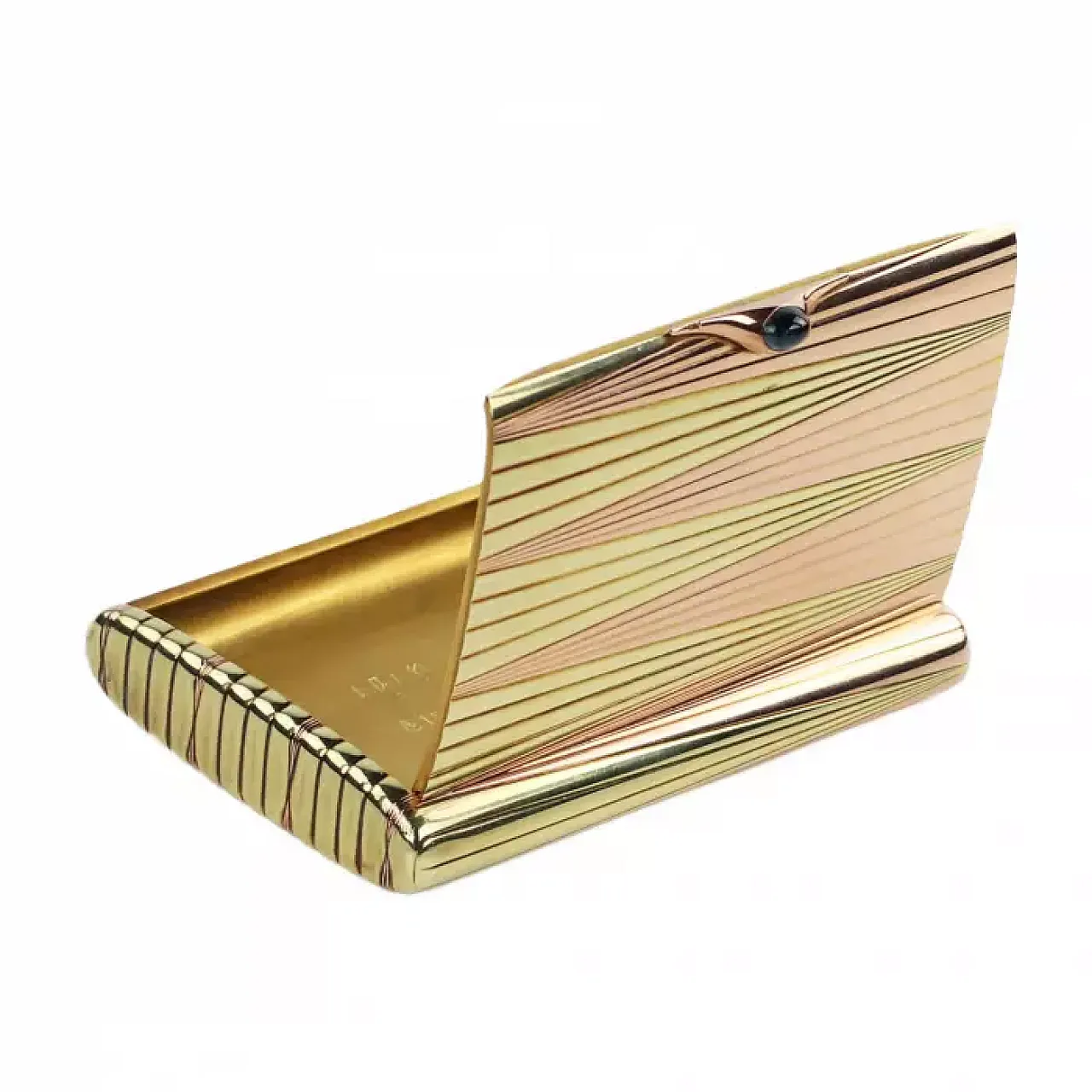 Rectangular cigarette case with softly rounded corners, 20th century 5