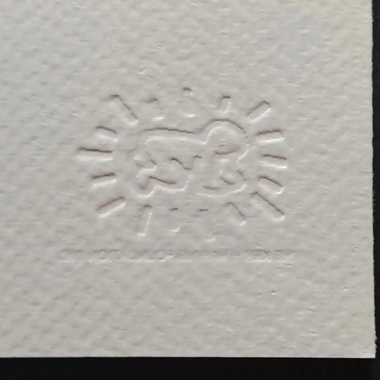 Keith Haring limited edition lithograph numbered in pencil, 1990s 5
