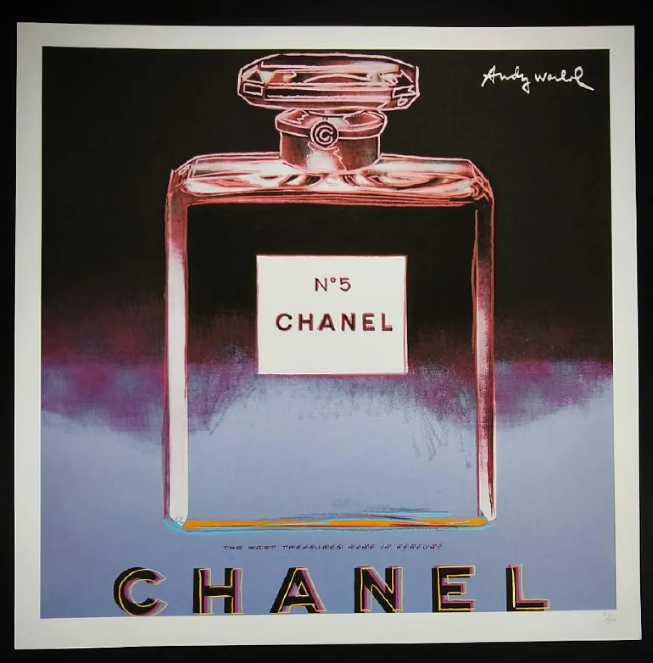 Andy Warhol, Chanel n.5 limited edition lithograph by CMOA, 1980s 1