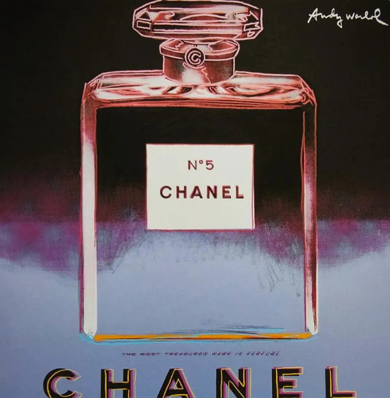 Andy Warhol, Chanel n.5 limited edition lithograph by CMOA, 1980s 2
