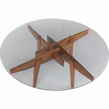 Geometric coffee table by Gio Ponti for Giordano Chiesa, 1950s