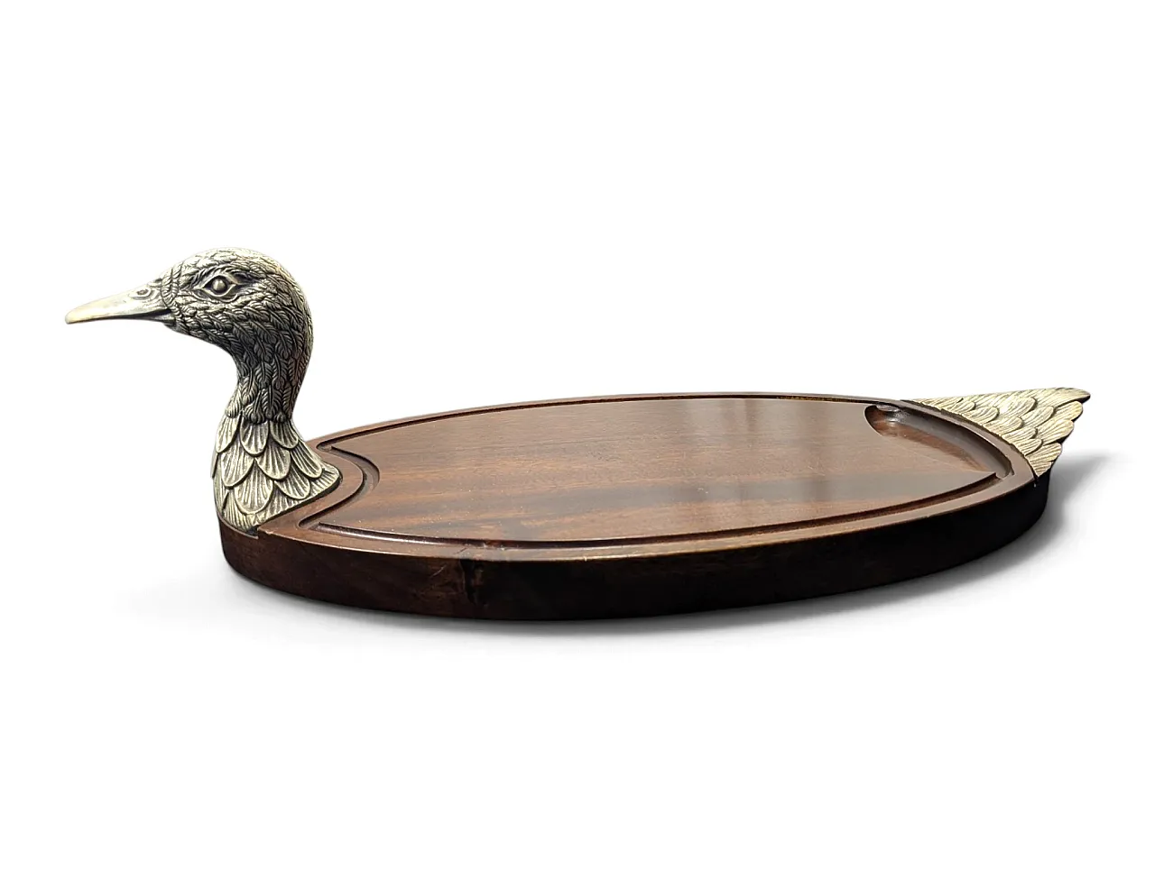 Techini Firenze Handmade Duck-Shaped Cutting Board , 70s 1