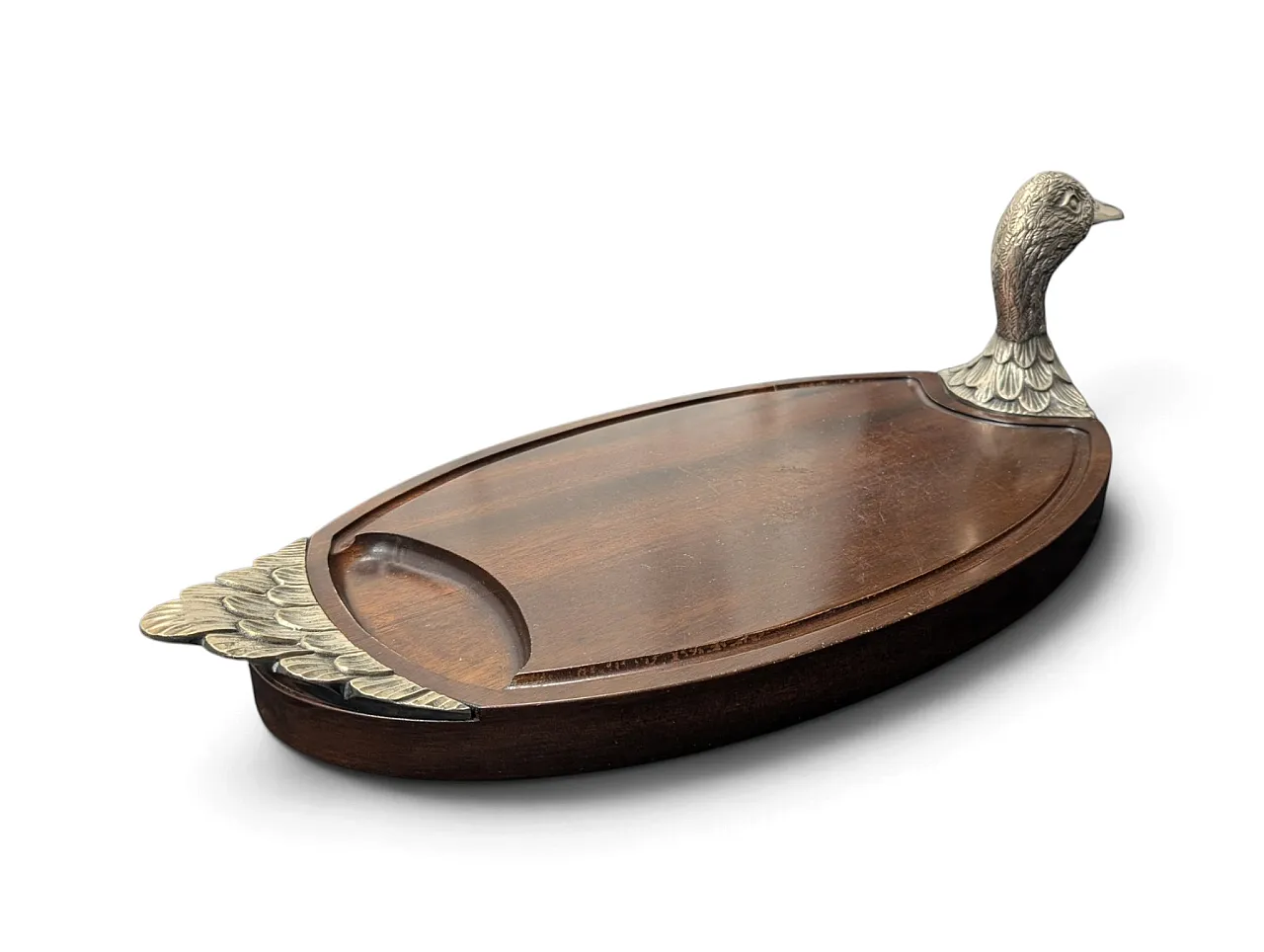 Techini Firenze Handmade Duck-Shaped Cutting Board , 70s 3