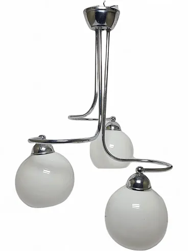 Lampadario in stile Art Déco, Polonia, anni '70