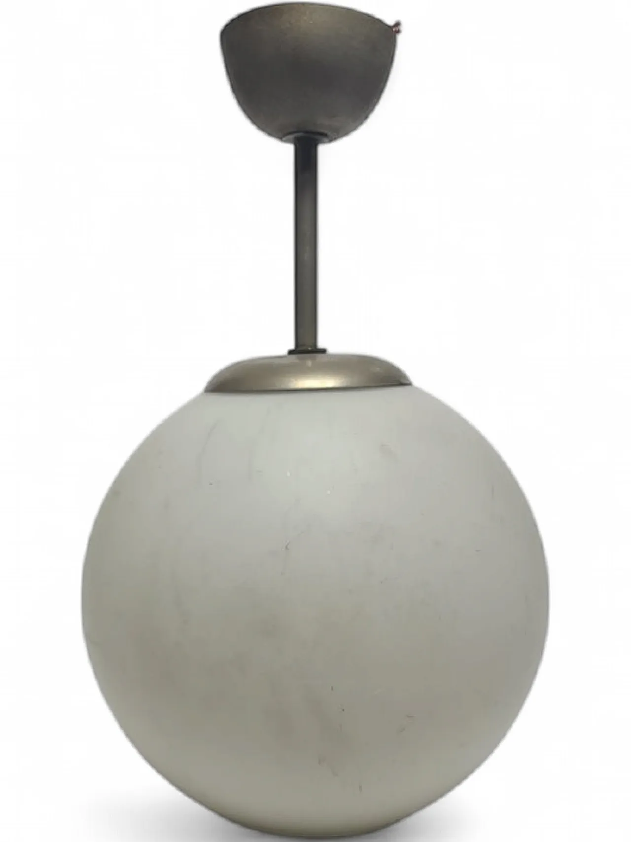 Lampada a sospensione Art Déco in stile comunista, Polonia, anni '60 15