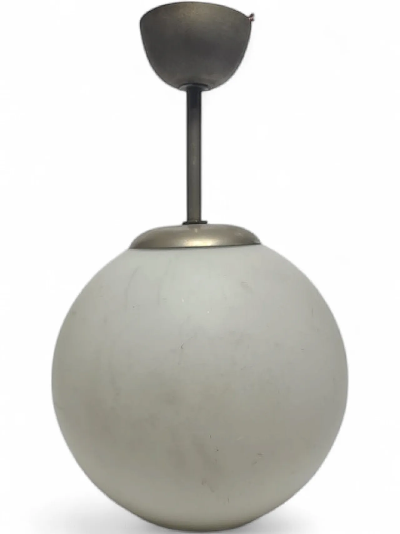 Lampada a sospensione Art Déco in stile comunista, Polonia, anni '60 15
