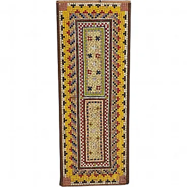 Vintage Glass Mosaic on Panel, 1980s
