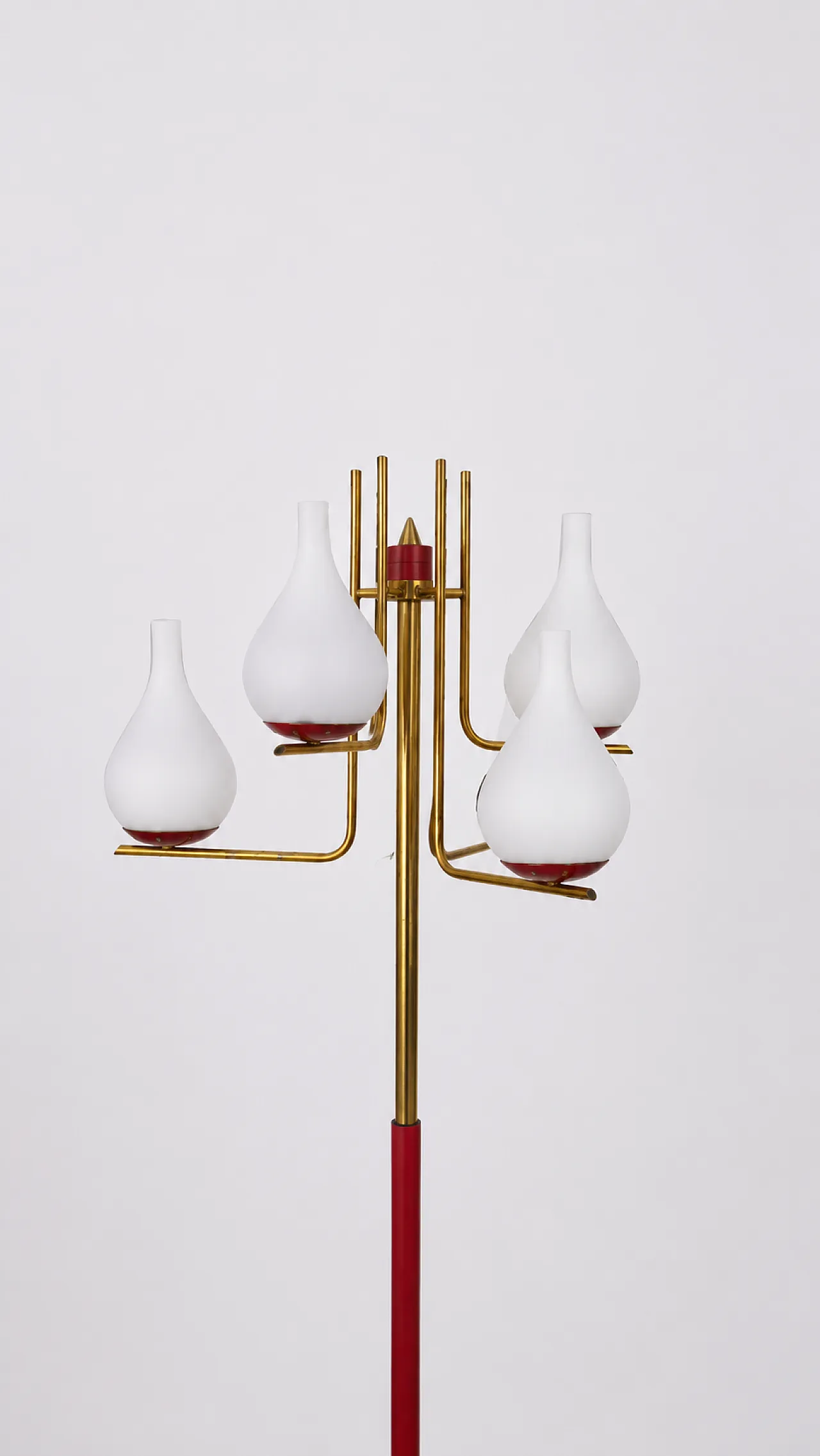 Arredoluce style brass floor lamp, 1950s 3