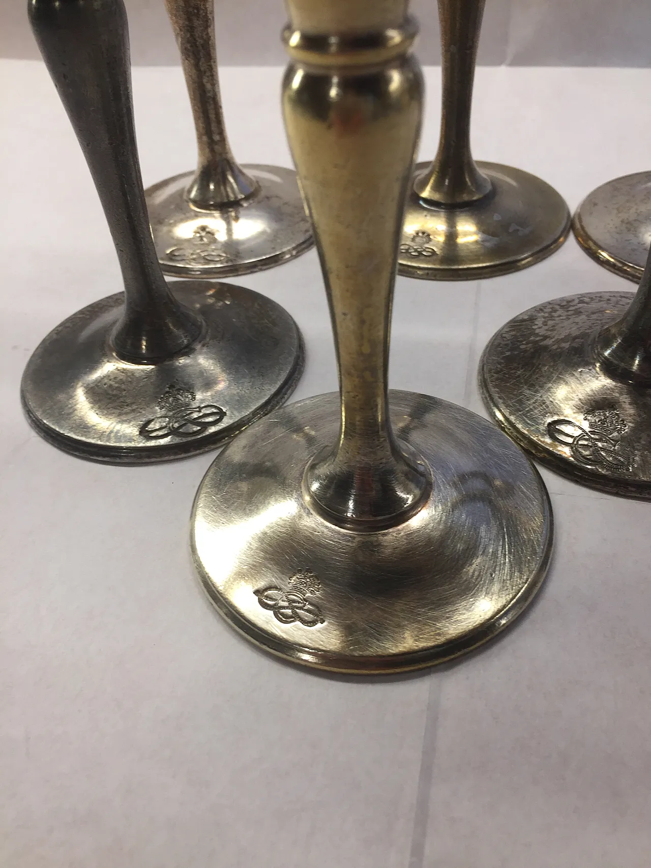 Crystal Champagne Glasses Kingdom of Italy, early 20th Century 3