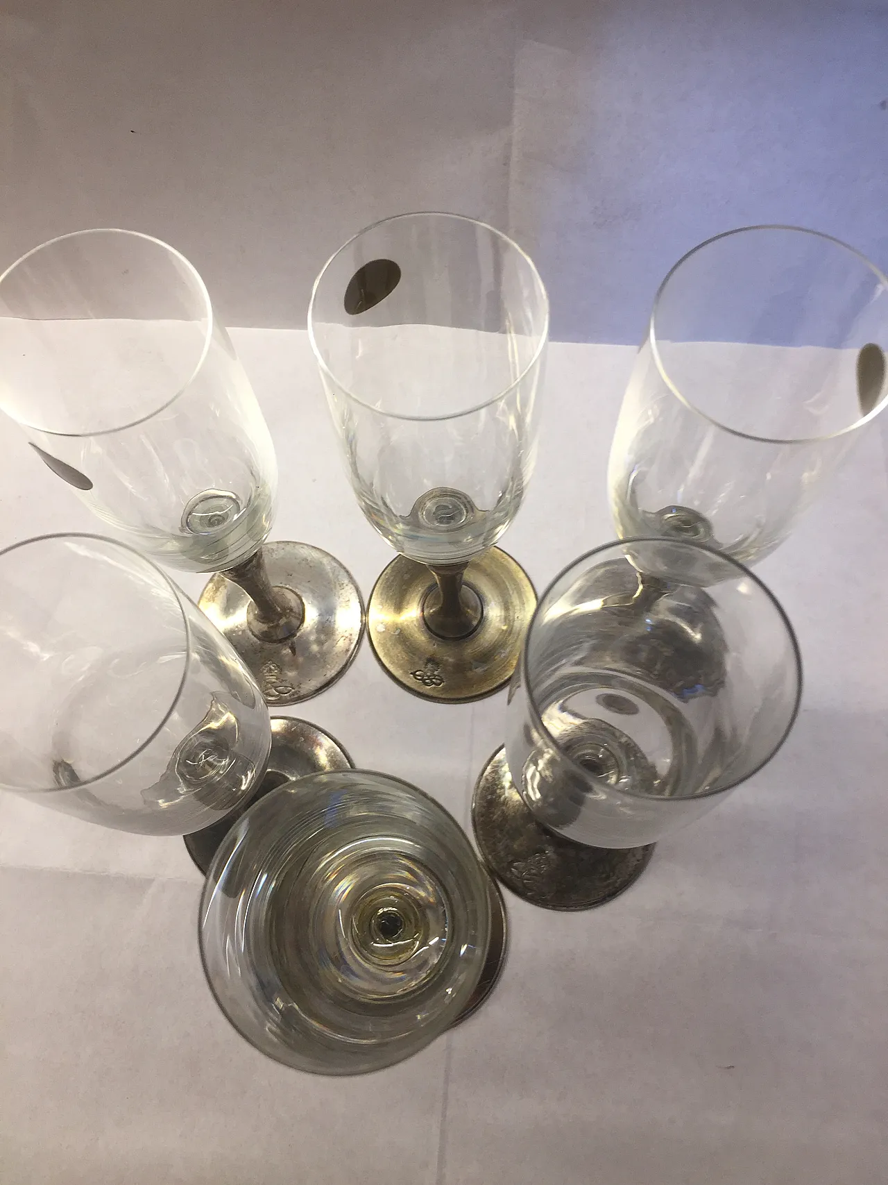 Crystal Champagne Glasses Kingdom of Italy, early 20th Century 4