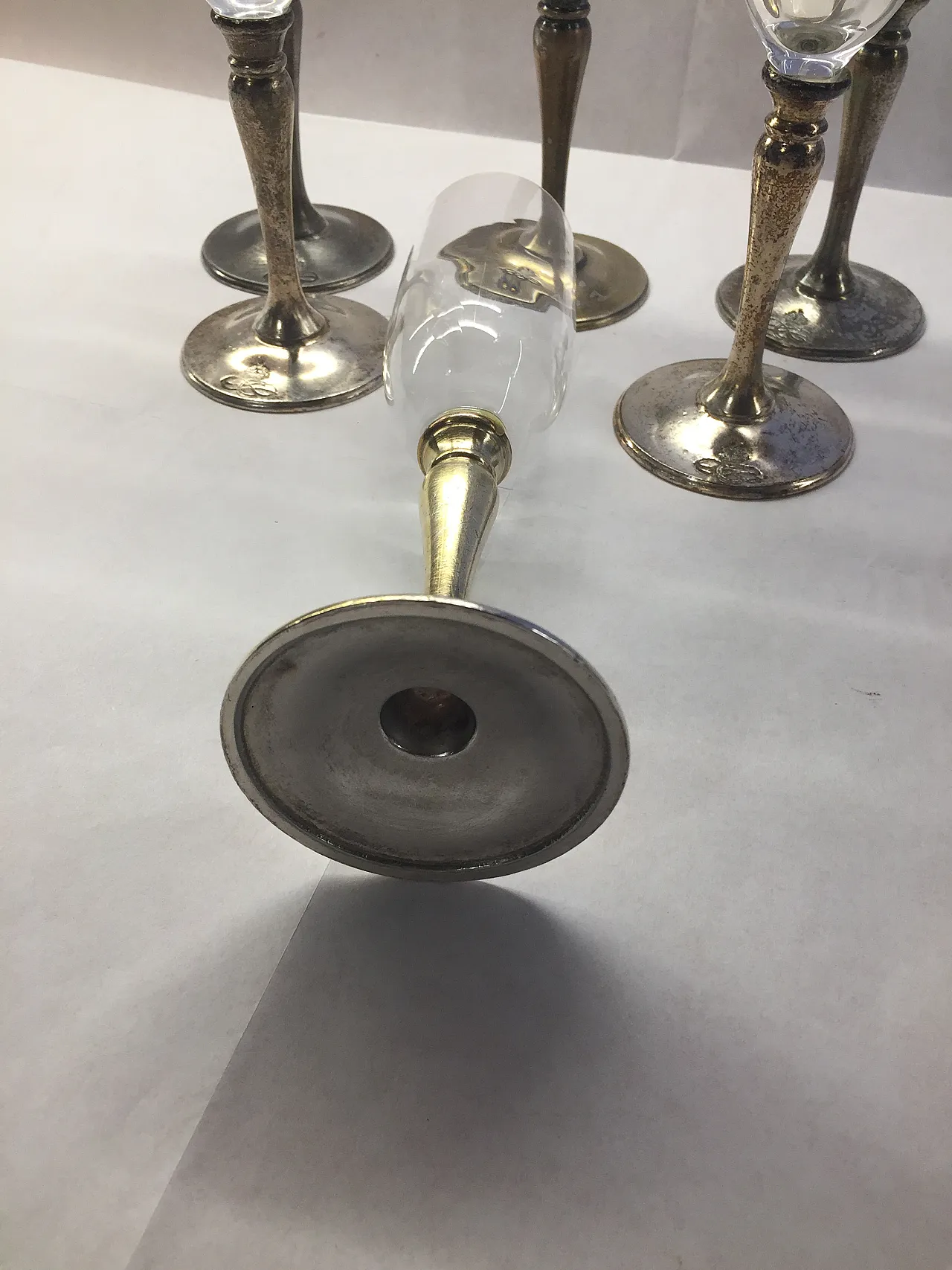 Crystal Champagne Glasses Kingdom of Italy, early 20th Century 7