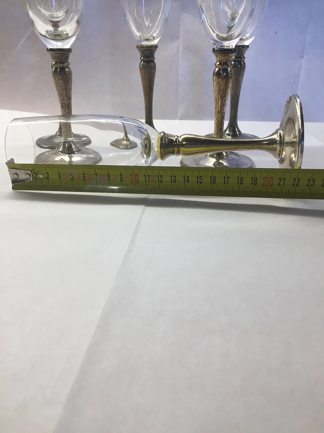Crystal Champagne Glasses Kingdom of Italy, early 20th Century 9