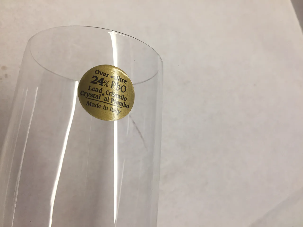 Crystal Champagne Glasses Kingdom of Italy, early 20th Century 14