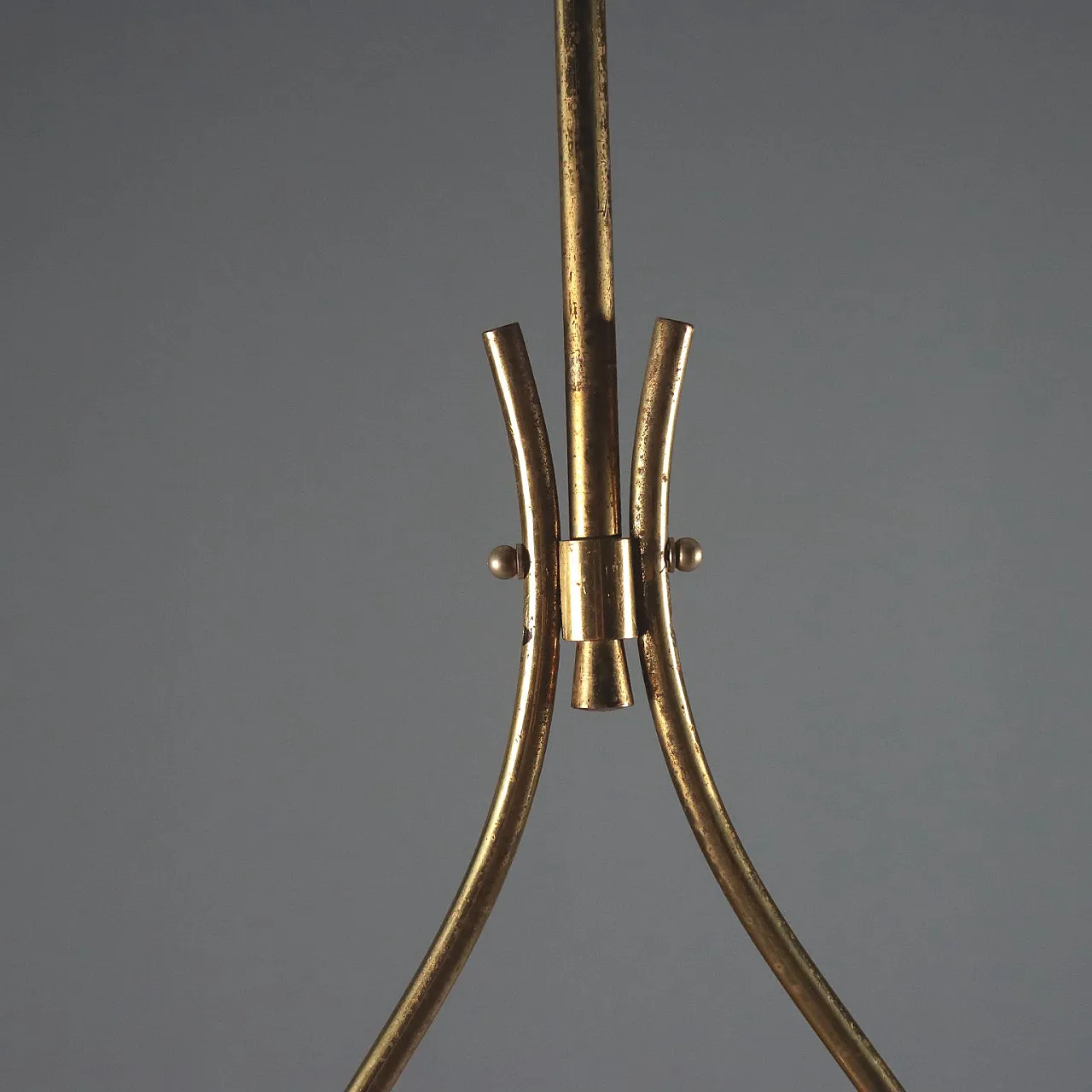 Chandelier with nine light points, 1950s 7