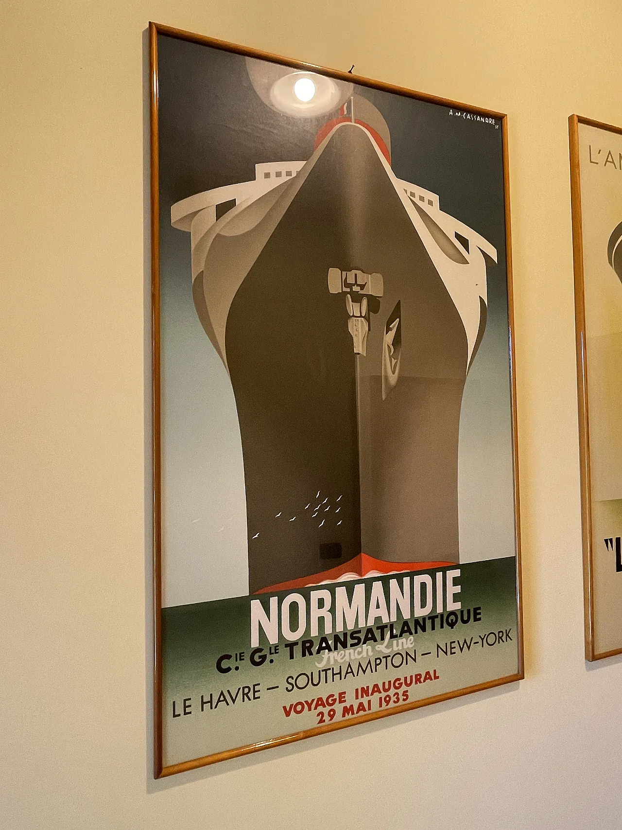 A.M. Cassandre, L’Atlantique & Normandie, Pair of large posters, 1960s 1