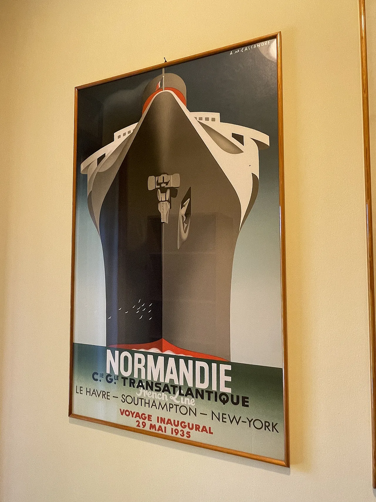 A.M. Cassandre, L’Atlantique & Normandie, Pair of large posters, 1960s 2