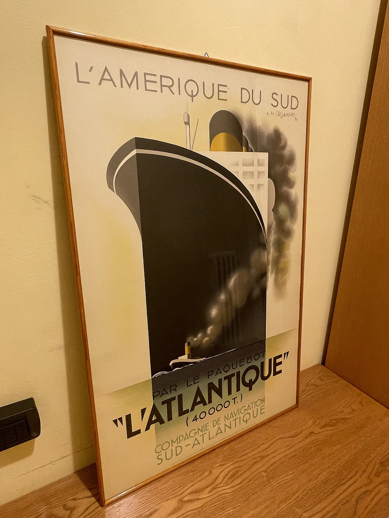 A.M. Cassandre, L’Atlantique & Normandie, Pair of large posters, 1960s 11